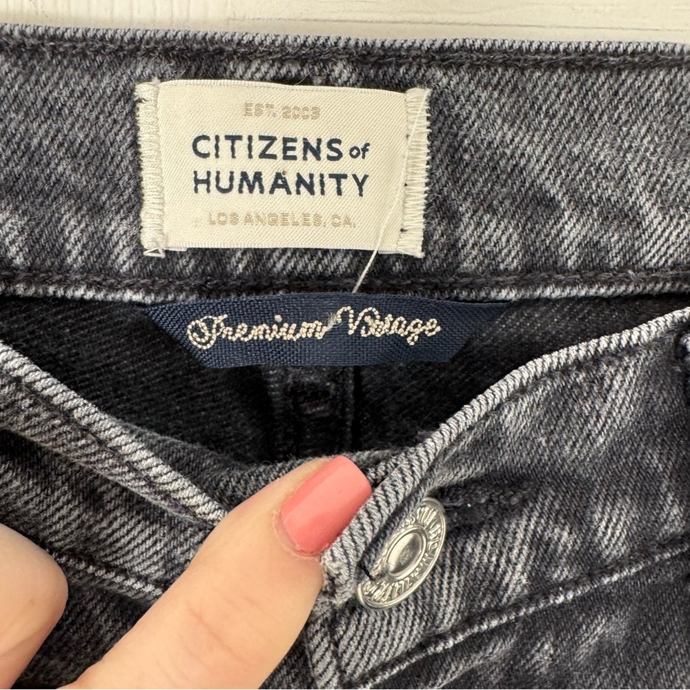 Citizens of Humanity Women's Black Denim Jeans - Picture 5 of 8